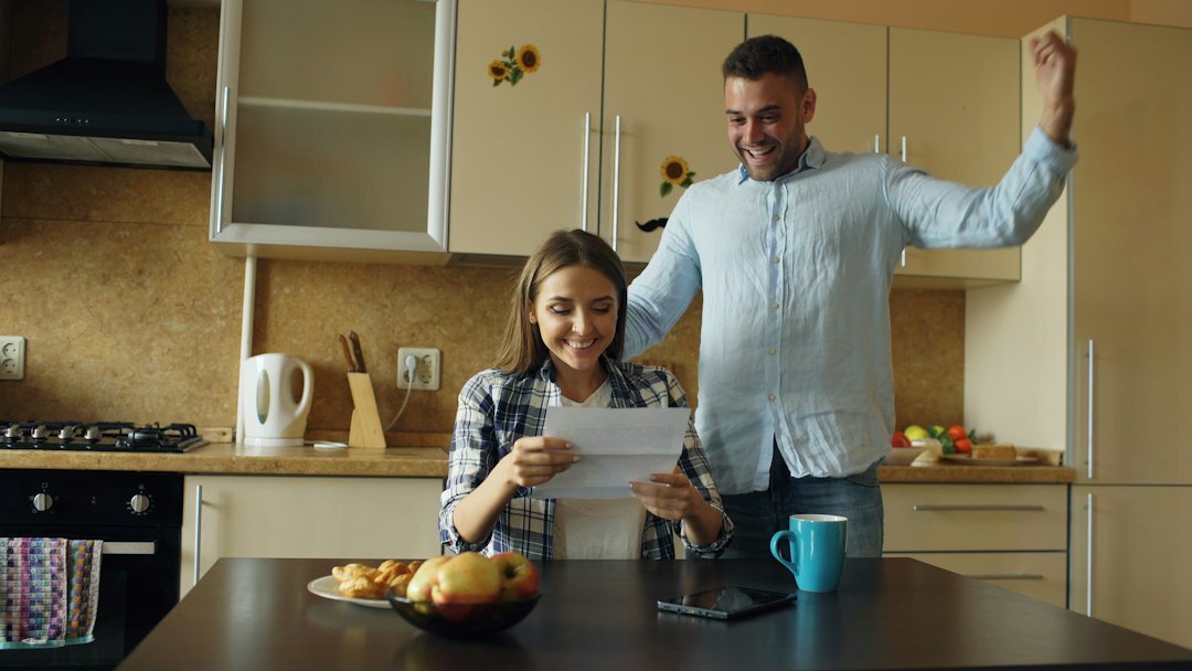 family reviewing insurance documents