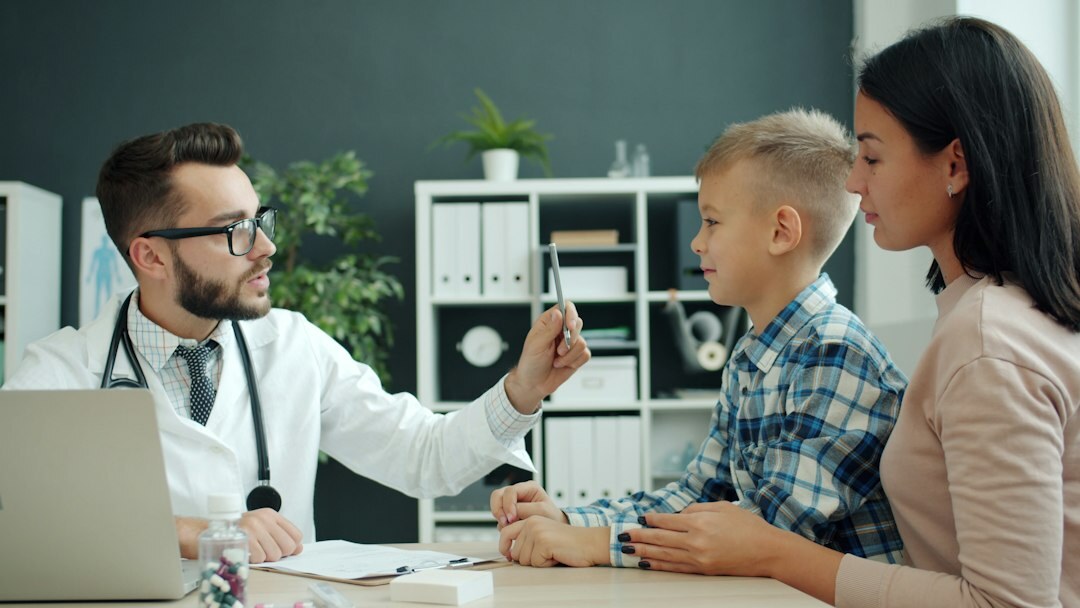family reviewing insurance options