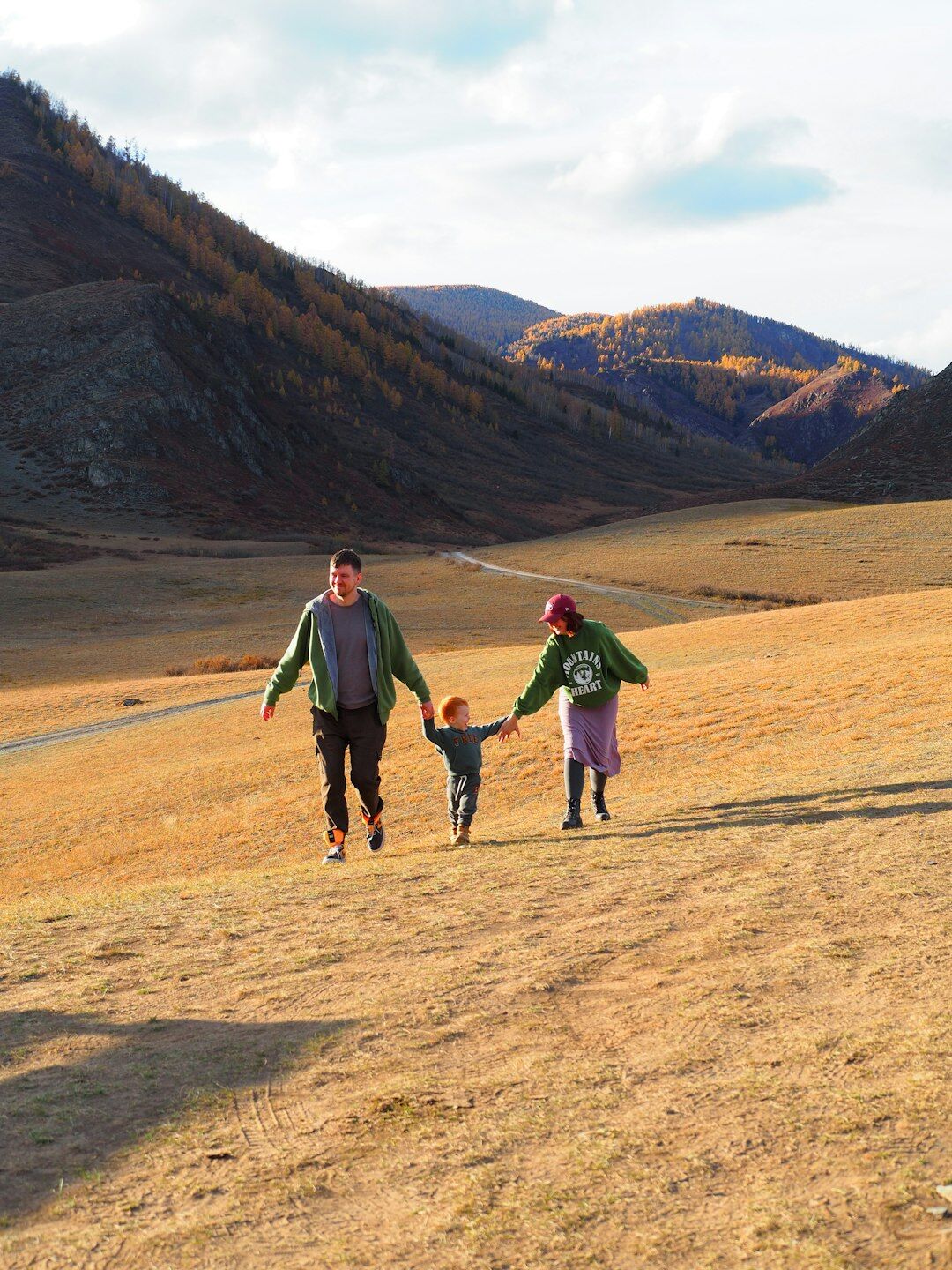 family enjoying outdoor activity